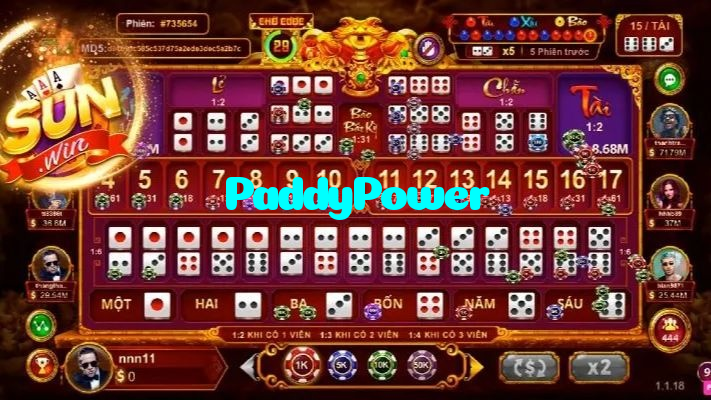 available types of PaddyPower bet including pre-match live express and system bets